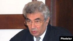 Armenia -- Constitutional Court Chairman Gagik Harutiunian.