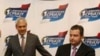 Boris Tadić (levo) lider DS i Ivica Dačić (desno) lider SPS