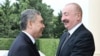 Arhiw suraty. Azerbaýjanyň prezidenti Ylham Alyýew öňki prezident Gurbanguly Berdimuhamedow bilen gepleşik geçirdi.