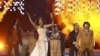 Norway - Eva Rivas from Armenia performs her song "Apricot Stone" during a dress rehearsal for the finals of the Eurovision Song Contest in Oslo, 28May2010