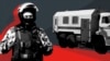 (Колаж) 9 лютого 2022 року одразу в кількох районах окупованого Криму російські силовики провели обшуки у будинках кримських татар і затримали чотирьох людей. 
