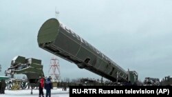 Новая расейская міжкантынэнтальная ракета «Сармат»