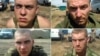 Четверо із 10 затриманих на Донеччині російських десантників. Їх затримали 25 серпня біля Дзеркального