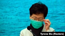 Șefa executivului din Hong Kong, Carrie Lam