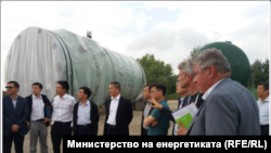Момент от посещението на представители на Китайската национална енергийна администрация на площадката на АЕЦ "Белене"