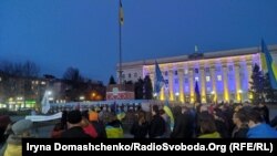 Народне віче проти російської агресії, Херсон, 23 лютого 2022 року
