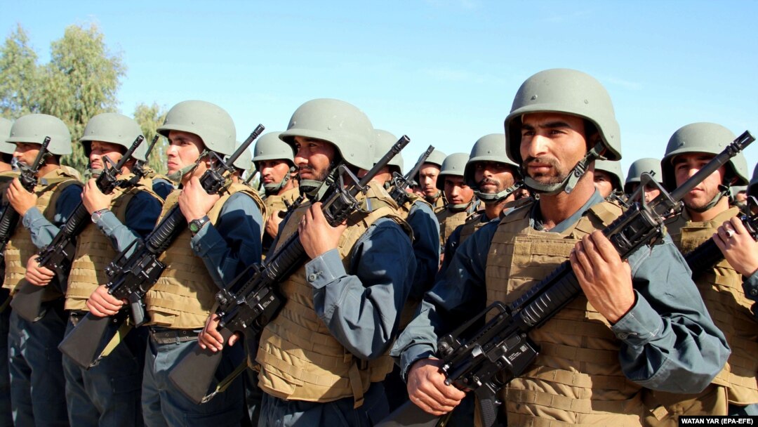 شماری از منسوبین پولیس ملی افغانستان 