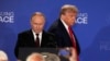 Очільник Росії Путін і президент США Трамп під час переговорів на Алясці. 15 серпня 2025 року
