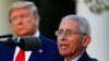 Dr. Anthony Fauci, directorul Institului Național de Alergii și Boli Infecțioase la conferința de presă cotidiană a președintelui Donald Trump despre evoluția pandemiei de coronavirus în Statele Unite. 