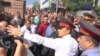 Акция протеста торговцев перед зданием правительства, Ереван, 25 сентября 2014 г․