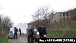 სამუშაო ჯგუფის წევრები დვანში