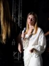 Režiserka Mateja Raičković tokom premijere filma "Lavanda" u Podgorici, juni 2025. 