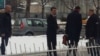 Лидерот на СДСМ, Зоран Заев по рочиштето за случајот „Поткуп“. 