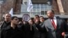 Ректор Политеха требует от активистов движения «Я против» покинуть территорию, Ереван, 20 февраля 2014 г.