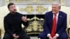 Президент США Трамп під час зустрічі з президентом України Зеленським та європейськими лідерами у Вашингтоні, округ Колумбія, 18 серпня 2025 року