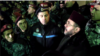 Армения - Предводитель Ширакской епархии ААЦ епископ Микаел Аджапахян обращается к протестующим, Гюмри, 15 января 2015 г․