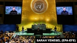 Выступление на Генассамблее ООН президента Украины в сентябре 2024 года
