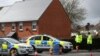 Britain - Police officers guard the cordoned off area around the home of former Russian intelligence officer Sergei Skripal in Salisbury, April 3, 2018.