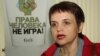 Оксана Макушина, представитель оппозиционной газеты "Ассанди-Таймс". Алматы, 24 апреля 2014 года. 