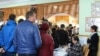 O secţie de votare la Varniţa, unde tradiţional votează cetăţenii domiciliaţi în Bender şi alte localităţi controlate de Tiraspol