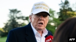 Прэзыдэнт ЗША Дональд Трамп, 27 красавіка 2025 году