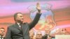 Предизборен митинг на ВМРО-ДПМНЕ во Скопје. Партискиот лидер Никола Груевски