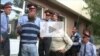 Armenia -- Screenshot of video about the protest of farmers, Armavir, 22Sep2009