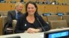 Јозет Тајхузен претставник на жените од Холандија во Собранието на Обединетите Нации. 