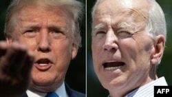 Кого оберуть американці у листопаді? Нинішнього президента Дональда Трампа чи його суперника Джо Байдена (праворуч на фото)?